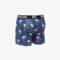 Horsefeathers Sidney Boxer Shorts Blue/ Flamingos Print