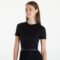 Calvin Klein Jeans Logo Elastic Short Sleeve Dress Black