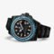 A BATHING APE Type 1 Bapex Crystal Stone Watches Green