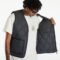 Awake NY Quilted Vest Charcoal