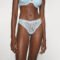 Calvin Klein Ck1 Lace Thong Blue