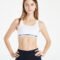 Under Armour G Crossback Mid Solid Bra White