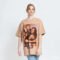 Urban Classics TLC Group Logo Oversize Tee Beige