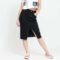 CALVIN KLEIN JEANS W High Rise Midi Skirt Denim Black