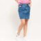 TOMMY JEANS W Short Denim Skirt save 20 mid bl rig