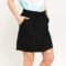 Urban Classics Ladies Viscose Twill Skirt Black