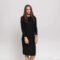 Urban Classics Ladies Peached Rib Dress LS Black