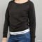 Calvin Klein Top Sweatshirt Long Sleeve C/O Black