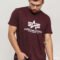 Alpha Industries Basic Tee Dark Wine