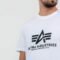 Alpha Industries Basic Logo Tee White