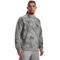 Under Armour Rival Fleece Printed Crew Castlerock Light Heather