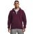 Under Armour Rival Fleece Fz Hoodie Dark Maroon