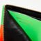 Comme des Garçons Fluo Squares Wallet Orange/ Green