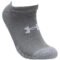 Under Armour Heatgear No Show 3-Pack Socks Gray