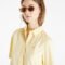 Tommy Jeans Poplin Tiered Ss Shirt Dress Yellow