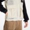 Calvin Klein Jeans Mesh Ripstop Utility Vest Beige