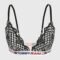 Tommy Hilfiger Unlined Lace Triangle Bra Black