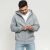 Urban Classics Zip Hoody Melange Grey