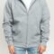 Urban Classics Zip Hoody Melange Grey