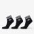 adidas Originals Trefoil Ankle Socks 3-Pack Black/ White