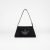 adidas Rhinestones Fake Suede Shoulder Bag Black