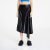 adidas Satin Skirt Black