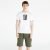 Alpha Industries Rainbow Reflective Label T-shirt White