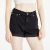 Calvin Klein Jeans Mid Rise Shorts Denim Black