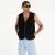 PLEASURES Infinite Reversible Vest Black