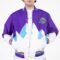 Mitchell & Ness 75th Anniversary Warm Up Jacket Utah Jazz Purple